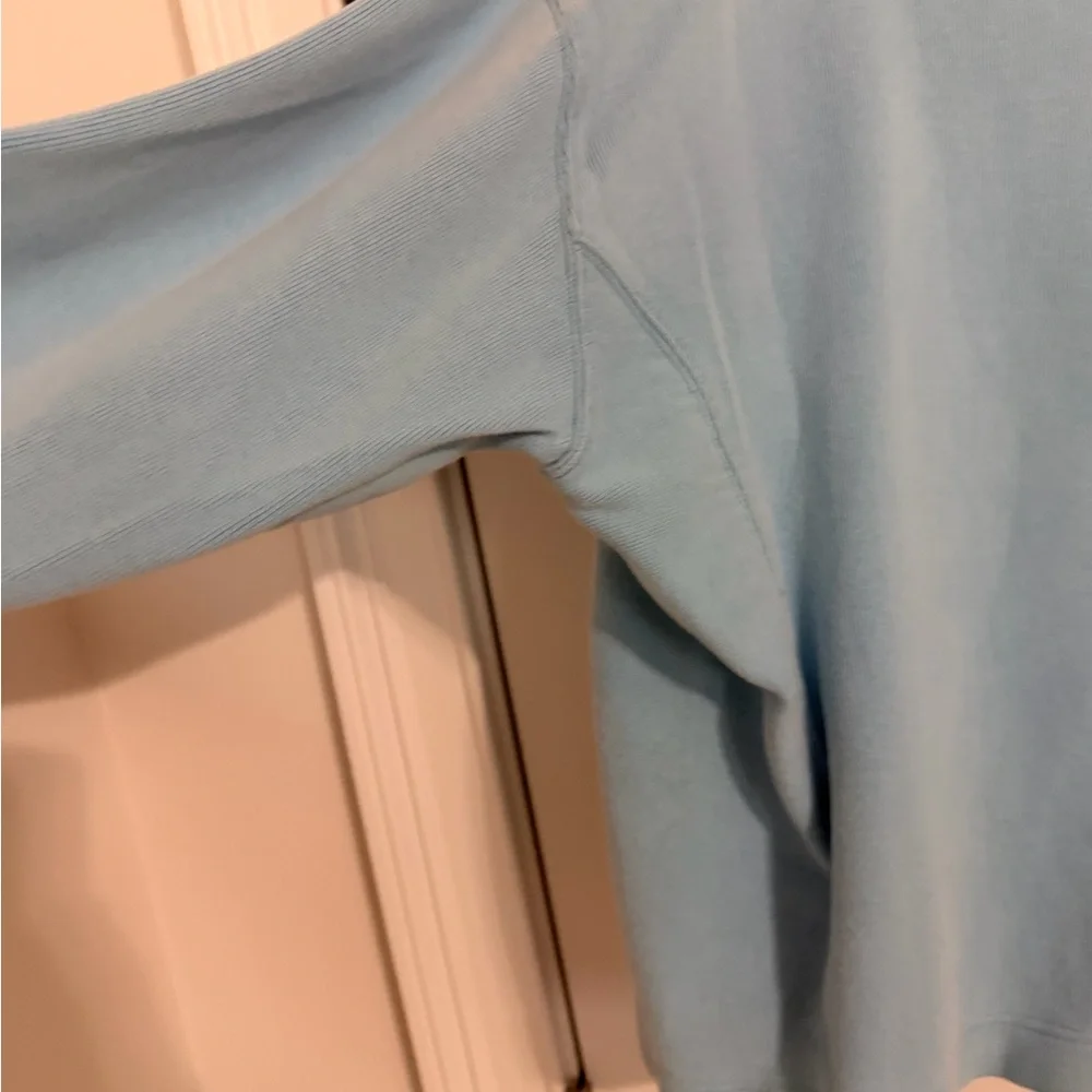 ❤️❤️ 4 for 25$ ❤️❤️ Tommy BahamaLight Blue Women's Quarter-Zip Sweater-L - Picture 2 of 4